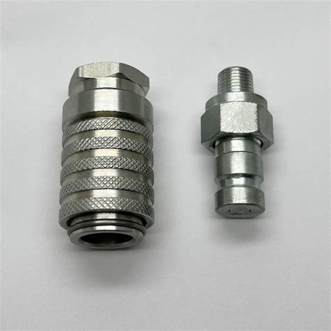 test port hydraulic quick coupler